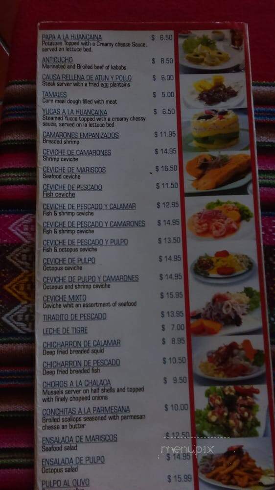 Delicias Peruanas - Hollywood, FL menu_pic