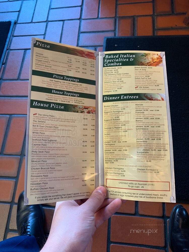 Di Salvo's Emerald Hills - Hollywood, FL menu_pic