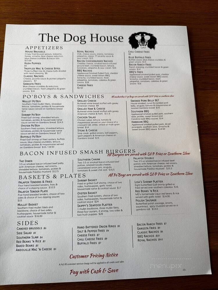Dog House Deli - Pensacola, FL menu_pic