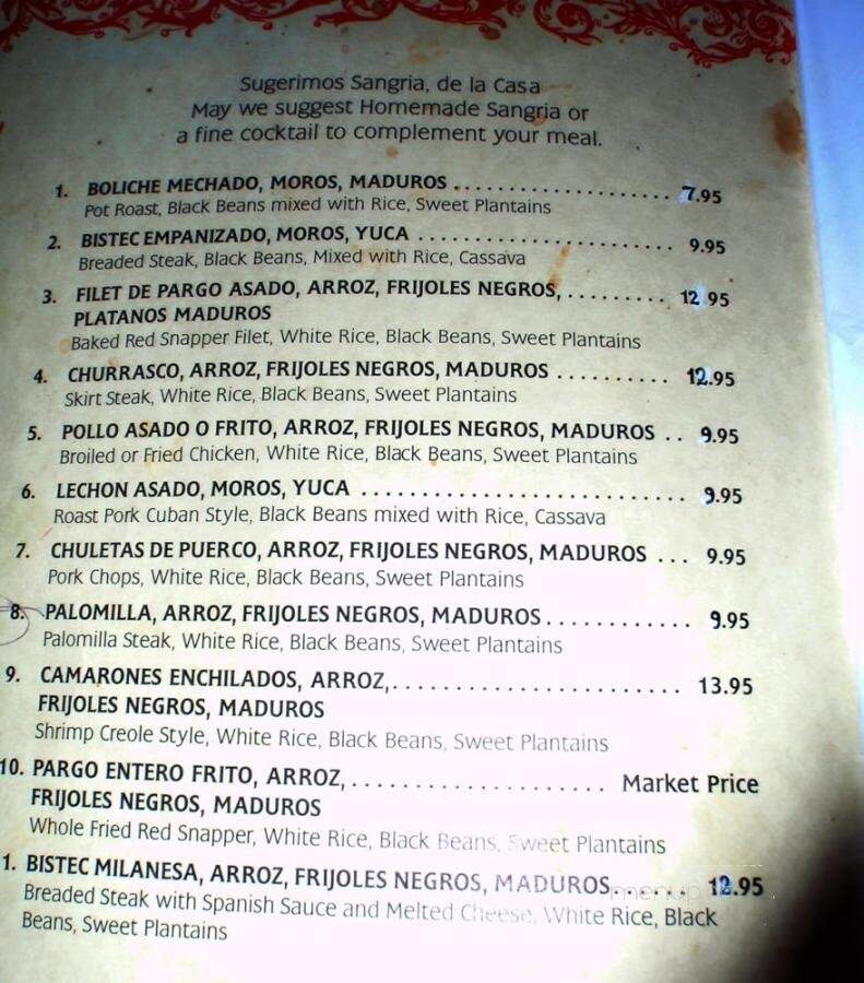 Don Arturo Restaurant - Fort Lauderdale, FL menu_pic
