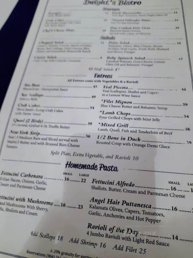Dwight's Mediterranean Style - Jacksonville Beach, FL menu_pic