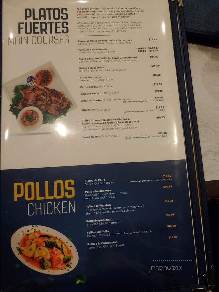 El Atlakat - Miami, FL menu_pic