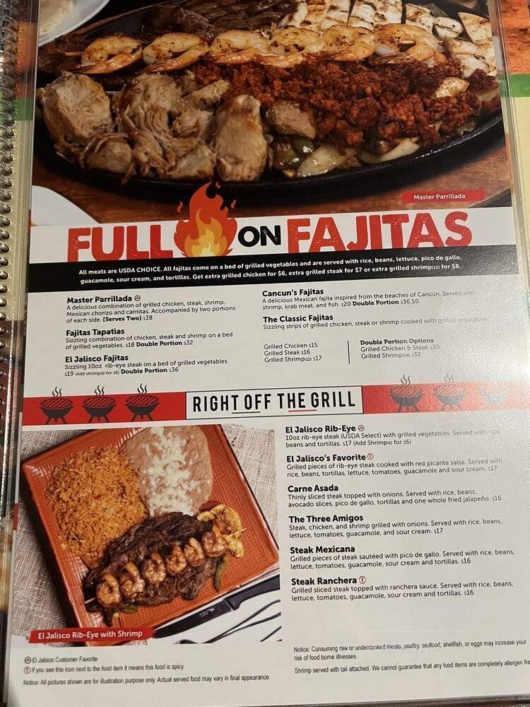 El Jalisco 3 - Crawfordville, FL menu_pic