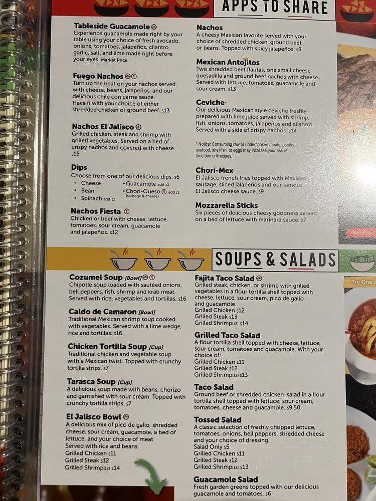 El Jalisco 3 - Crawfordville, FL menu_pic