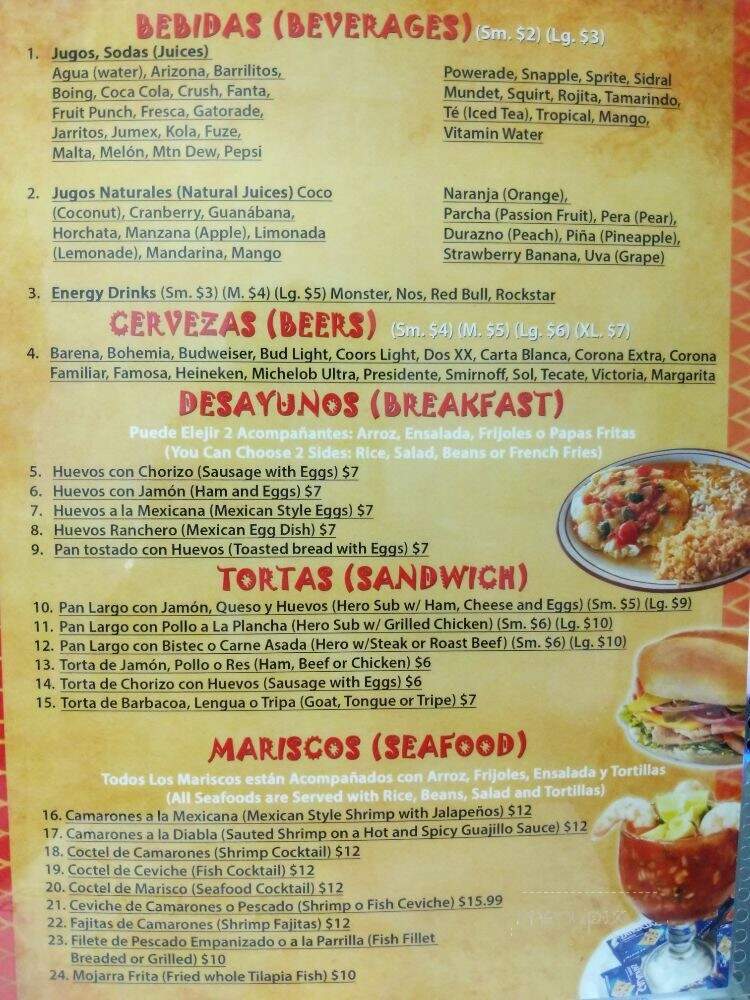 El Ranchito - Haines City, FL menu_pic
