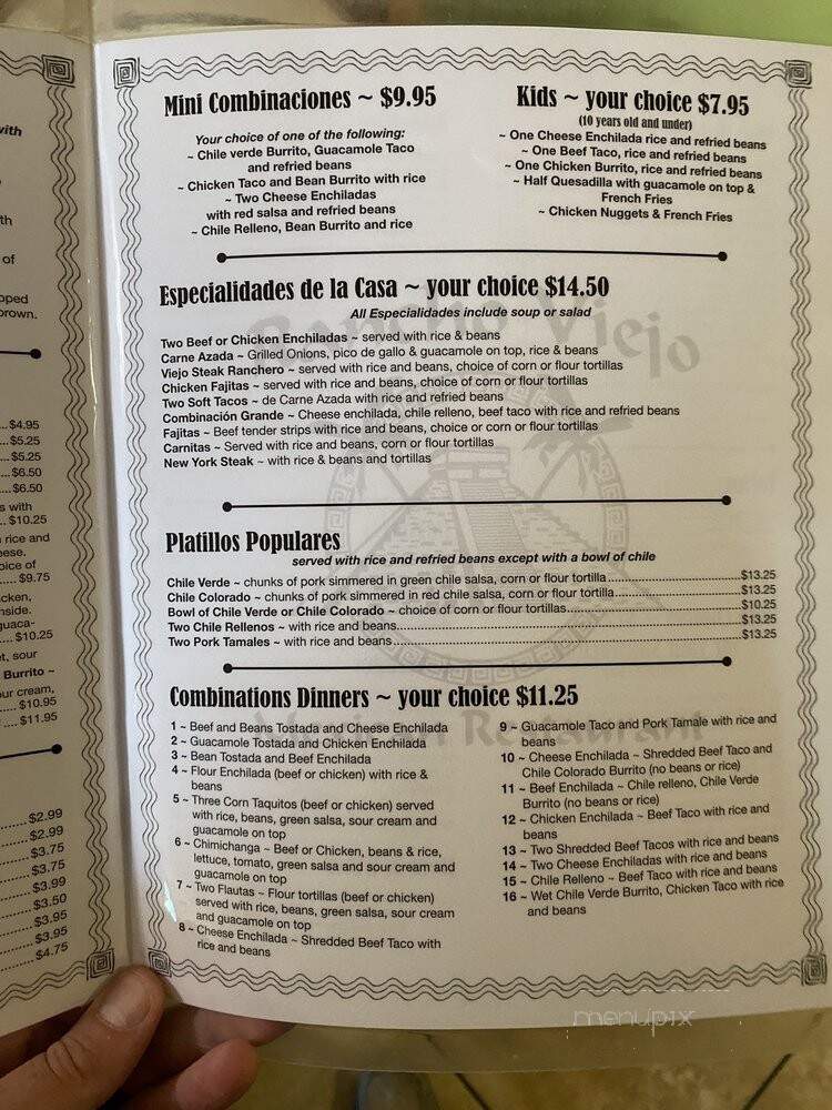 El Rancho Viejo - Homestead, FL menu_pic