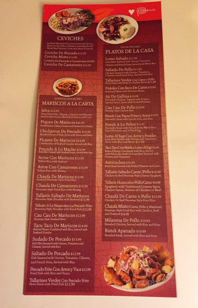 El Rincon De Los Arrieros - Tampa, FL menu_pic