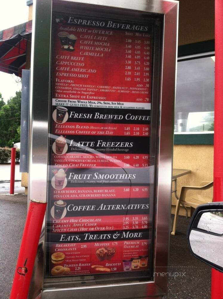Ellianos Coffee Co - Starke, FL menu_pic