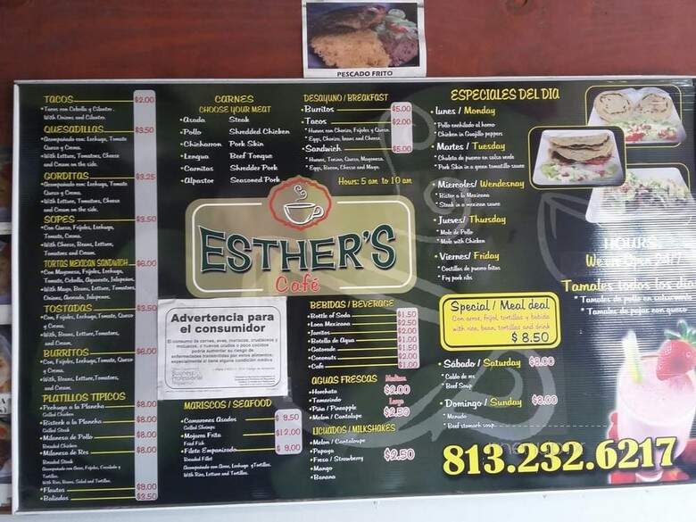 Esther's Cafe - Tampa, FL
