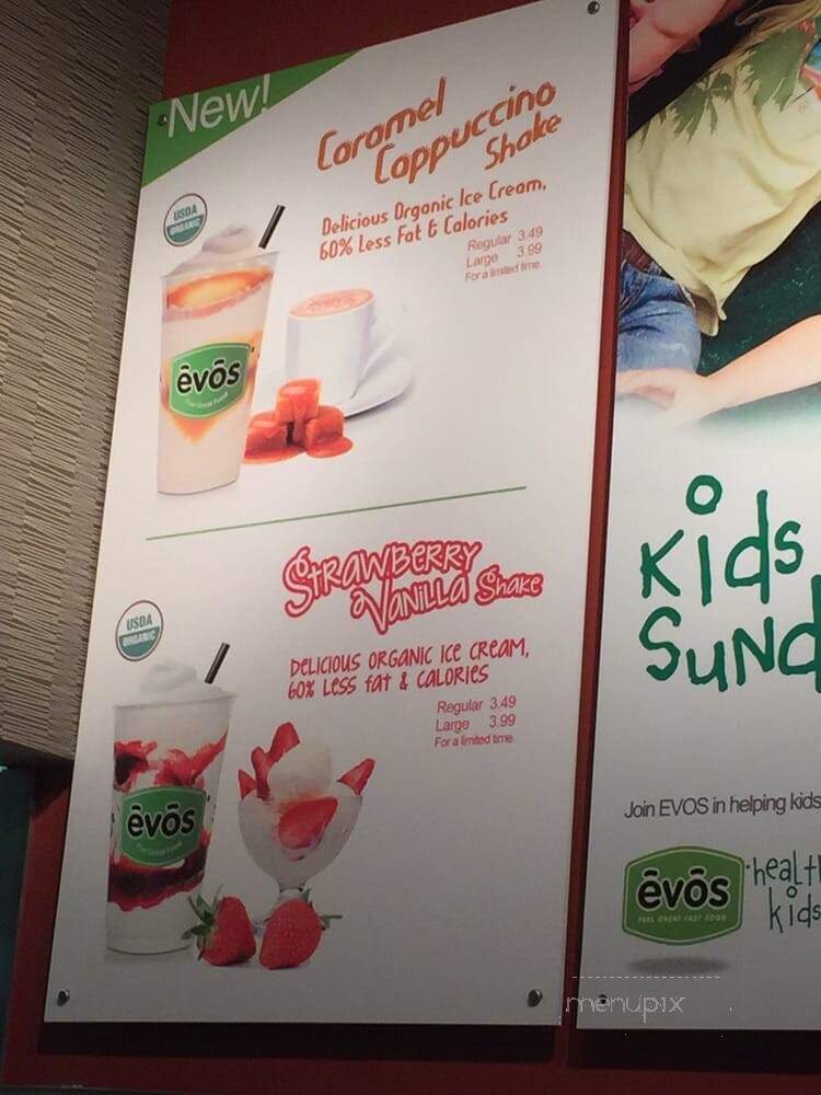 Evos - Tampa, FL menu_pic