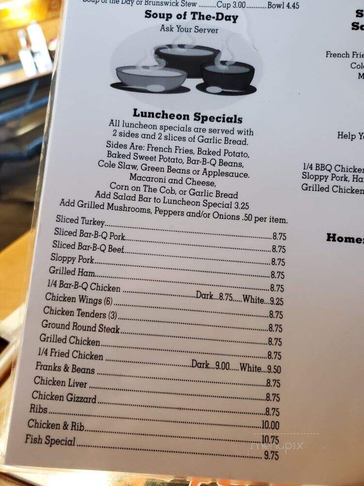Fat Boys' Bar-B-Q - Kissimmee, FL menu_pic