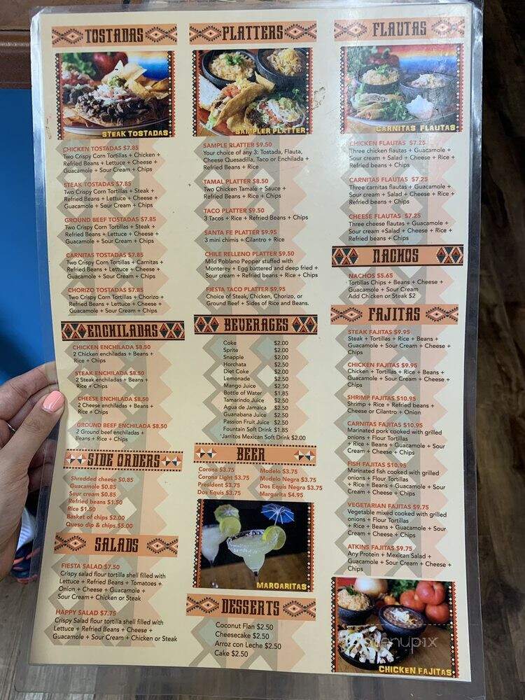 Fiesta Mexican Grill - Doral, FL menu_pic