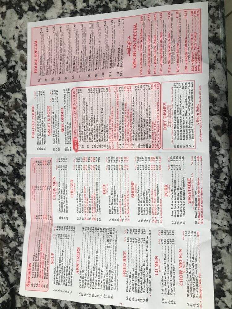 First Wok - Lehigh Acres, FL menu_pic
