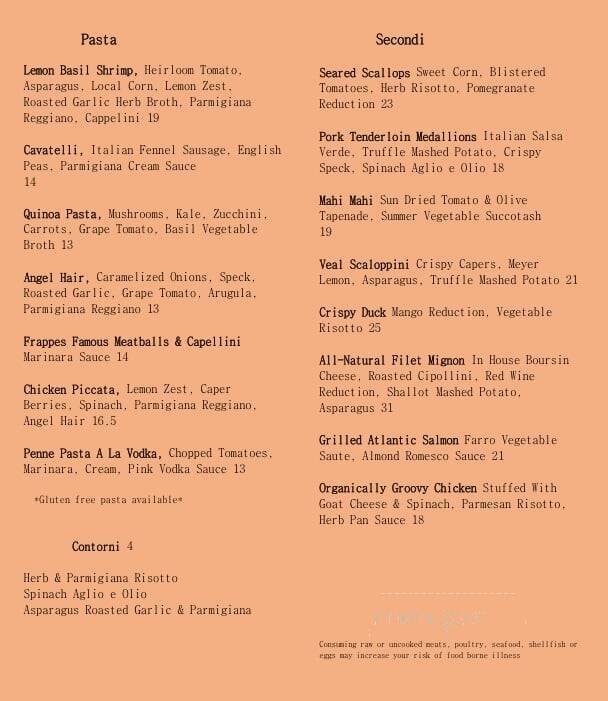 Frappes North - Ormond Beach, FL menu_pic