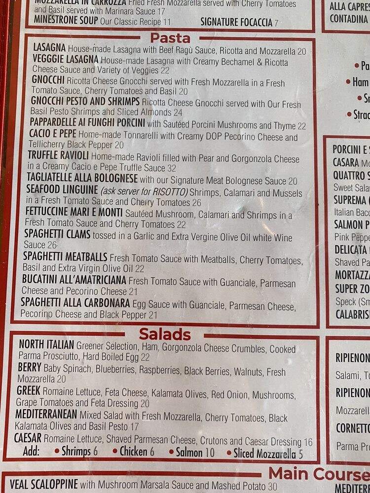 Fratelli La Bufala - Miami Beach, FL menu_pic