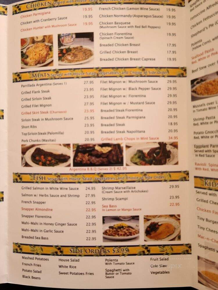 French Bistro - Miami, FL menu_pic