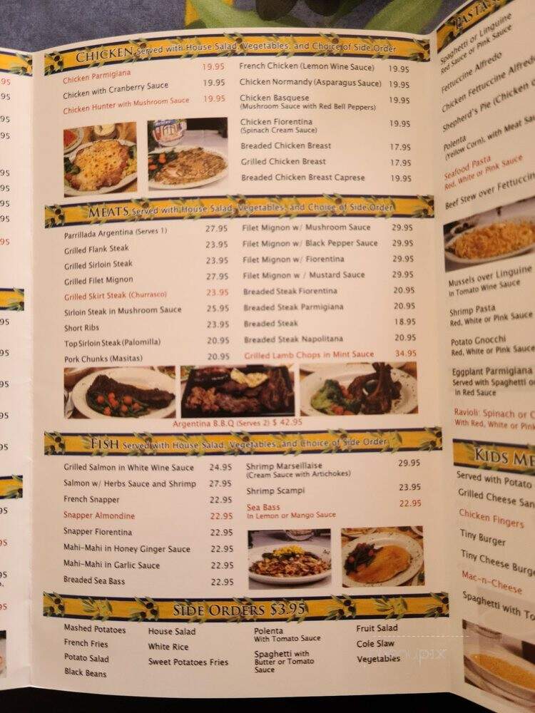 French Bistro - Miami, FL menu_pic
