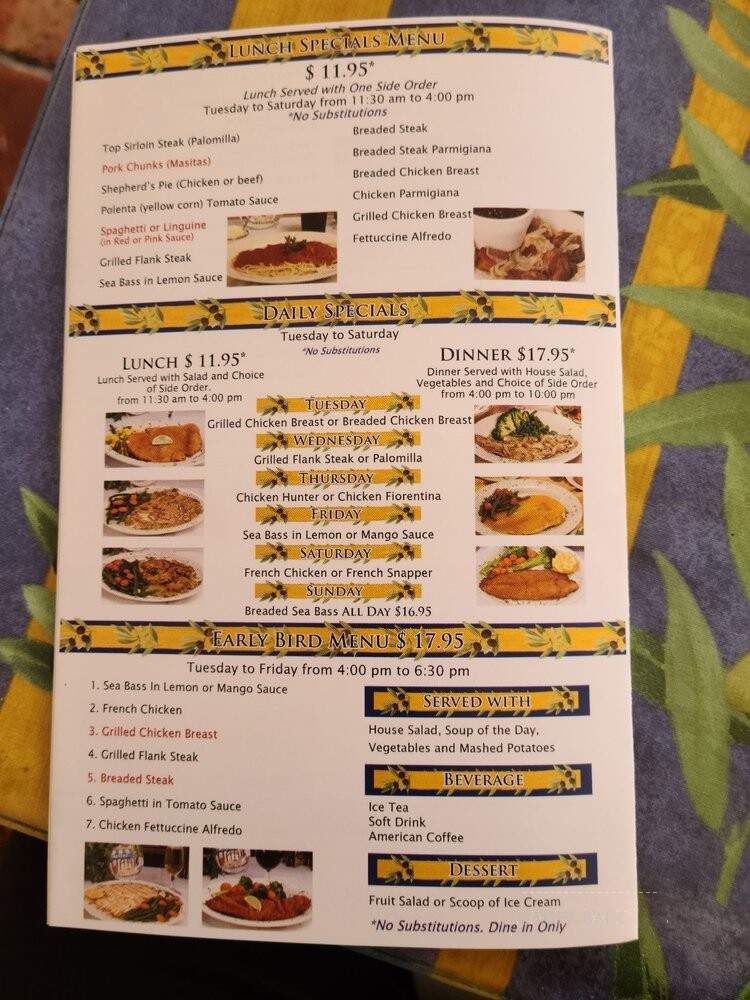French Bistro - Miami, FL menu_pic