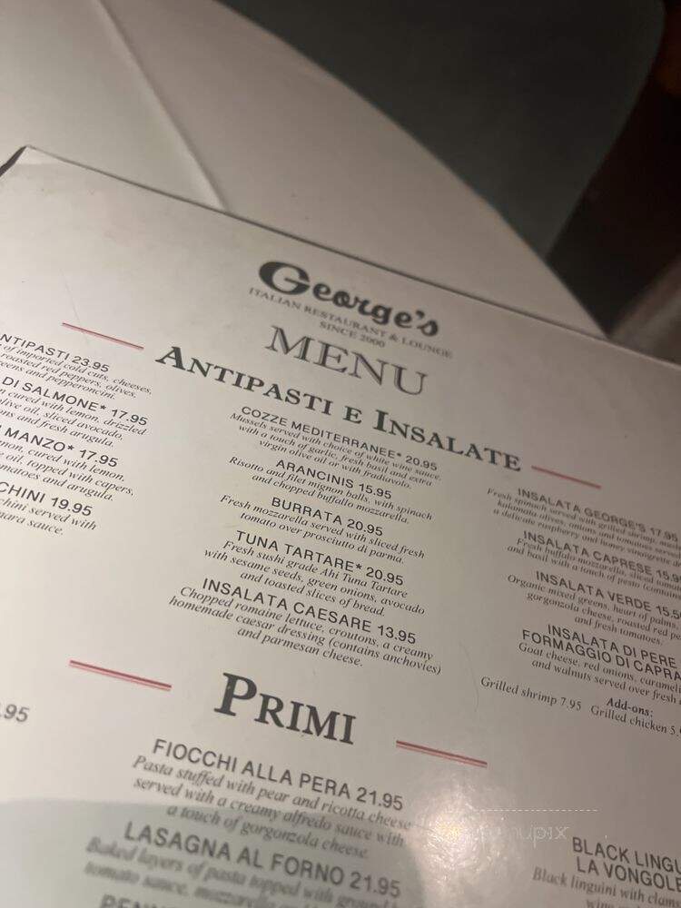 George's Restaurant & Lounge - Miami Beach, FL menu_pic