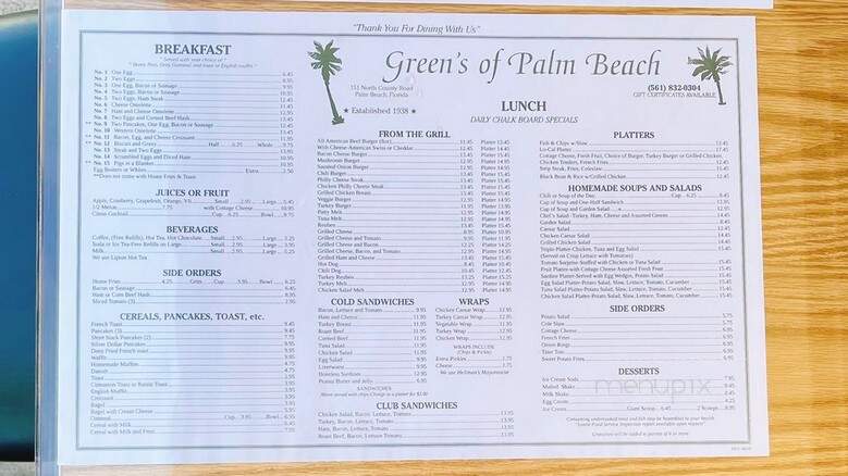 Green's Luncheonette - Palm Beach, FL