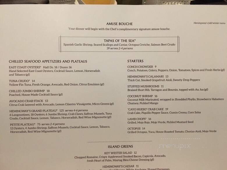 Hemmingway's Restaurant - Orlando, FL
