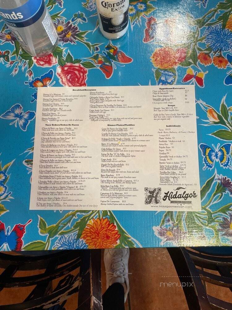 Hidalgo's Cafeteria & Restaurant - Miami, FL menu_pic
