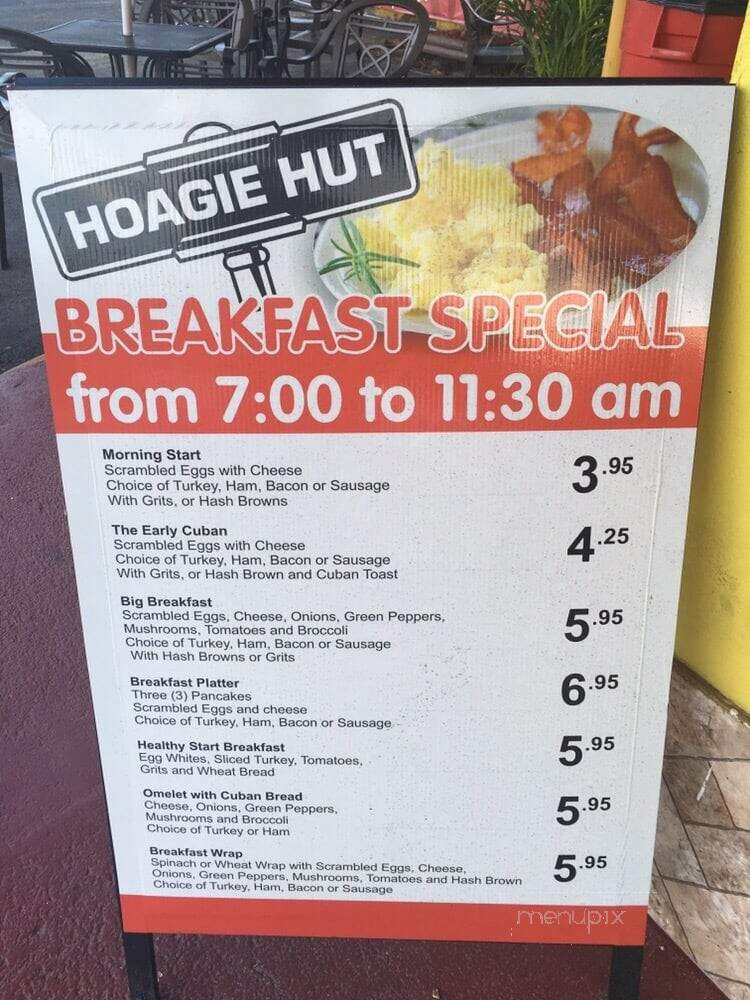 Hoagie Hut - Miami, FL menu_pic