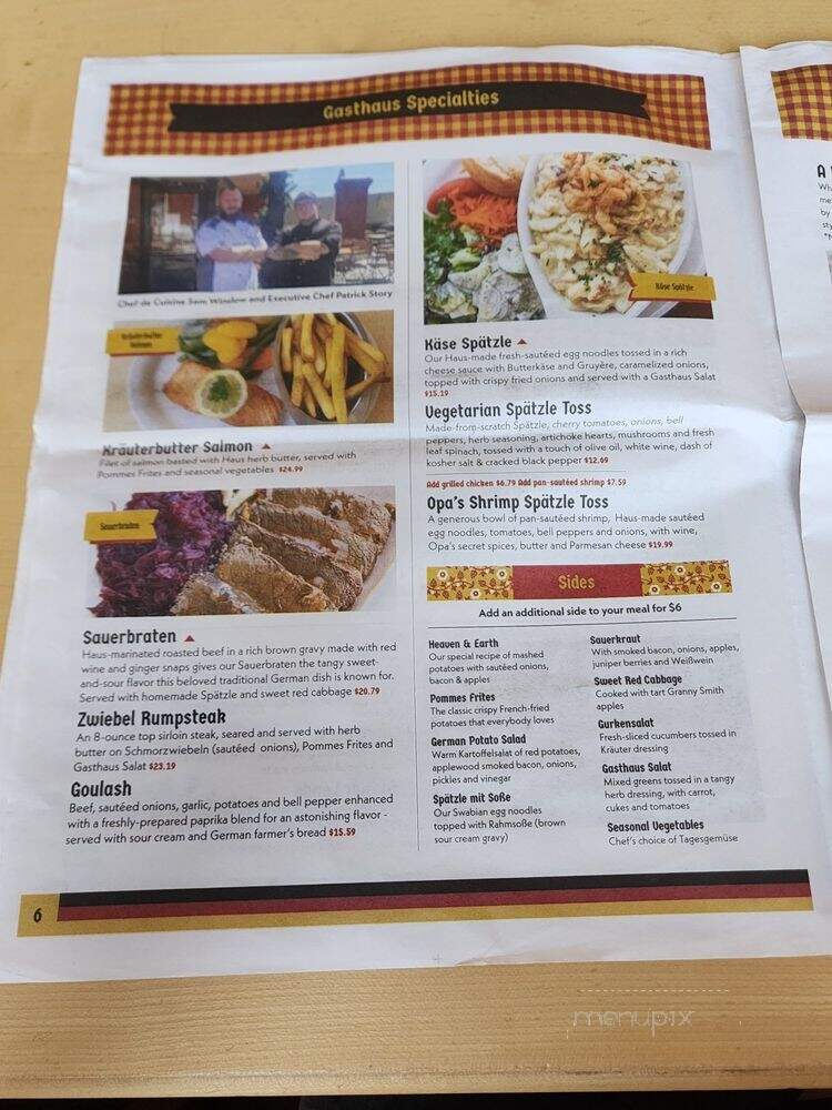 Hollerbach's Willow Tree Cafe - Sanford, FL menu_pic