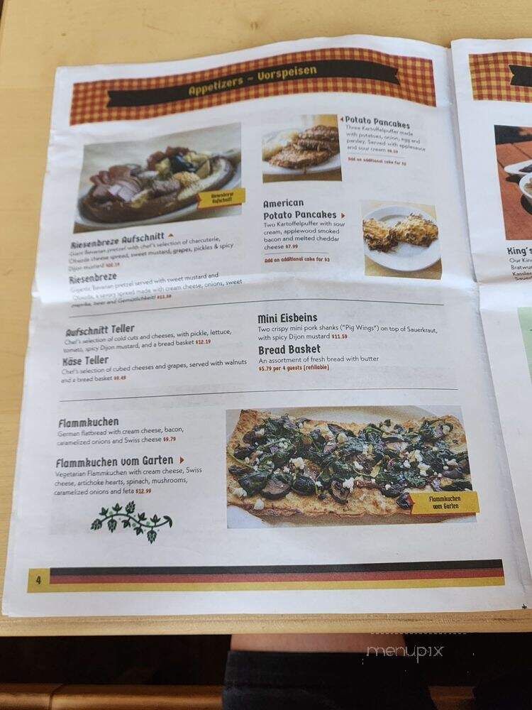 Hollerbach's Willow Tree Cafe - Sanford, FL menu_pic