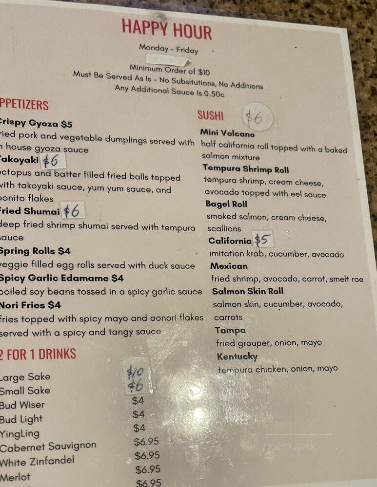 Ichiban Japanese Cuisine & Sushi - Tampa, FL menu_pic