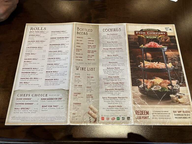 Islamorada Fish Co - Dania, FL menu_pic