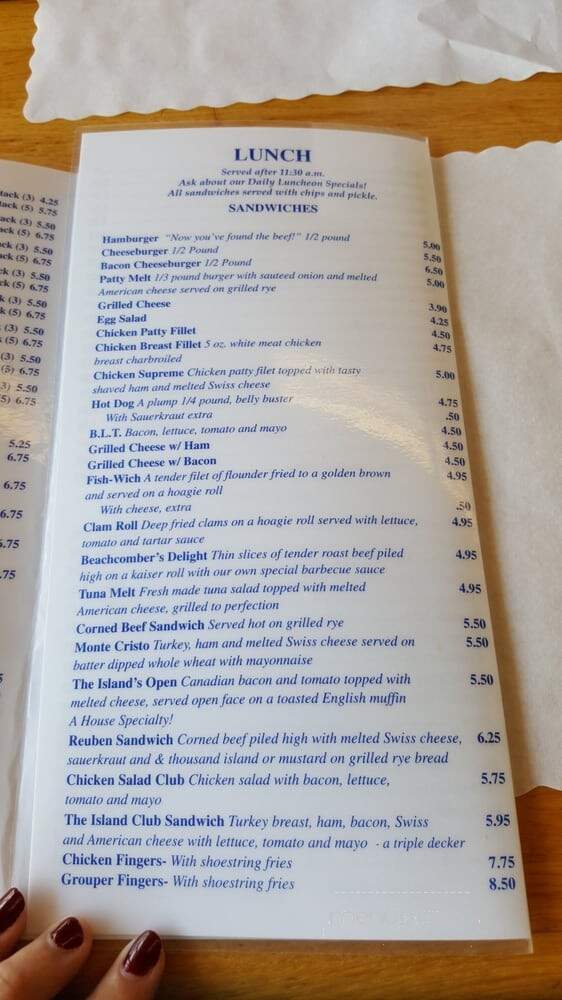 Island Pancake House - Fort Myers Beach, FL menu_pic