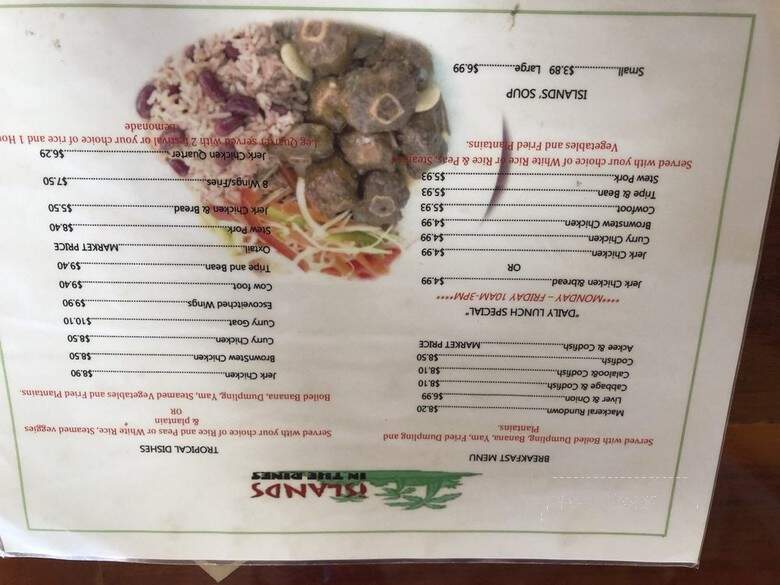 Islands In The Pines Restaurant - Pembroke Pines, FL menu_pic