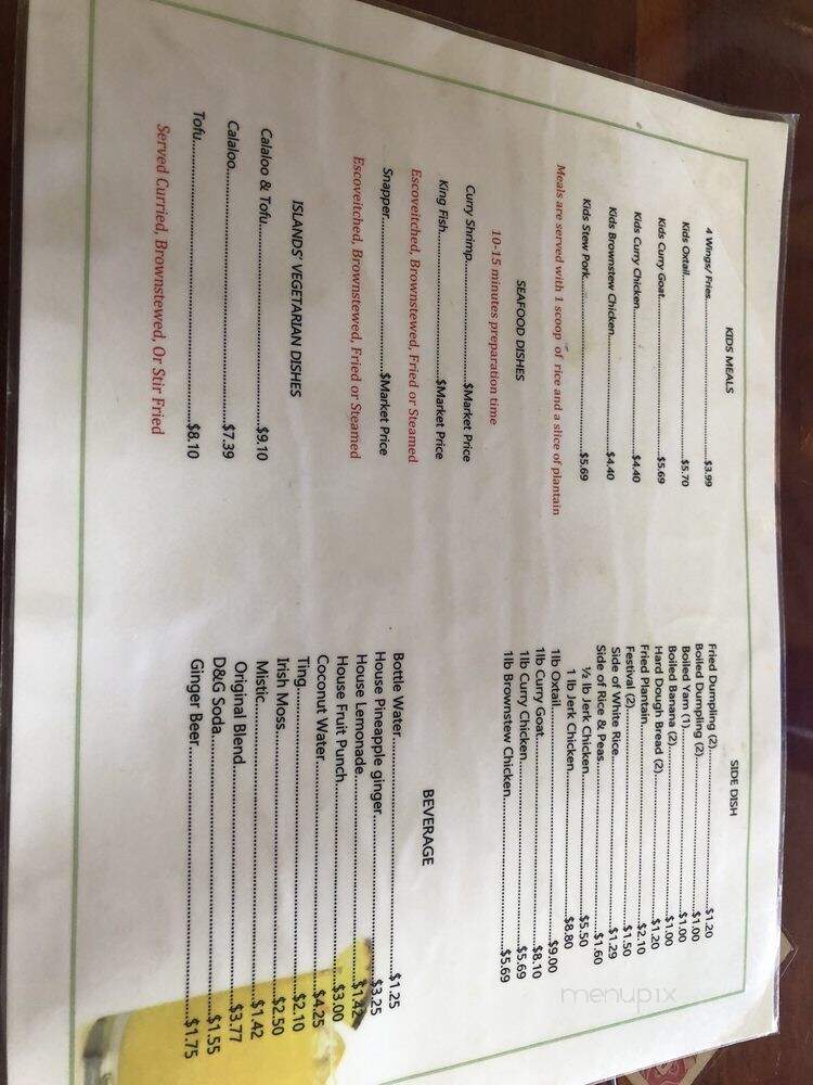 Islands In The Pines Restaurant - Pembroke Pines, FL menu_pic