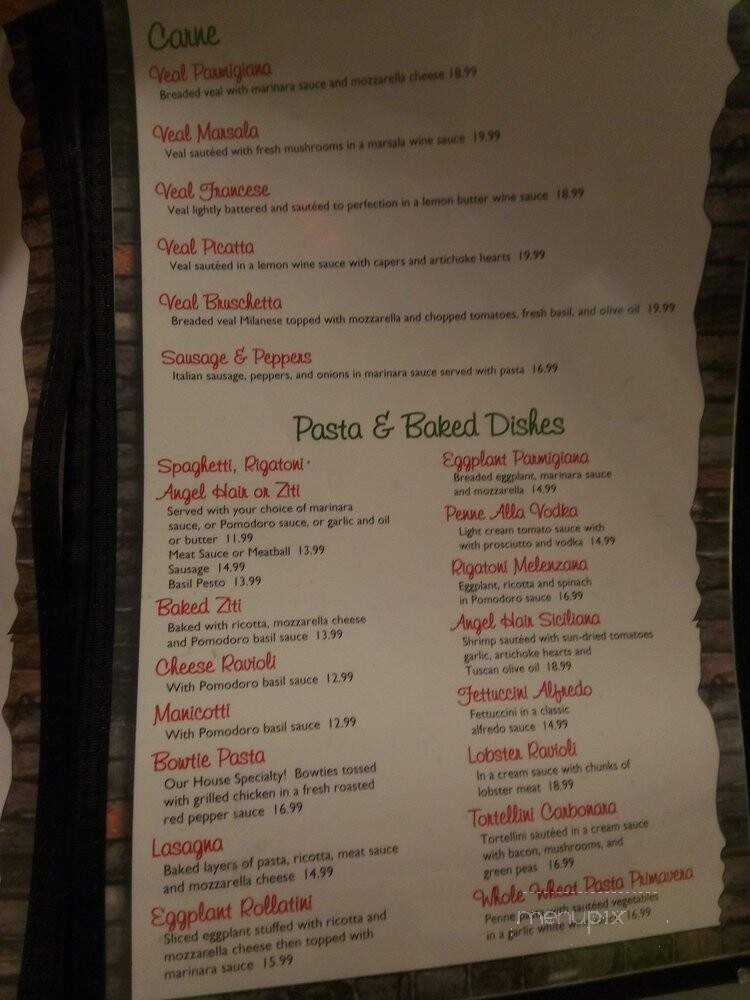 Italian Grill Milano - Tamarac, FL menu_pic