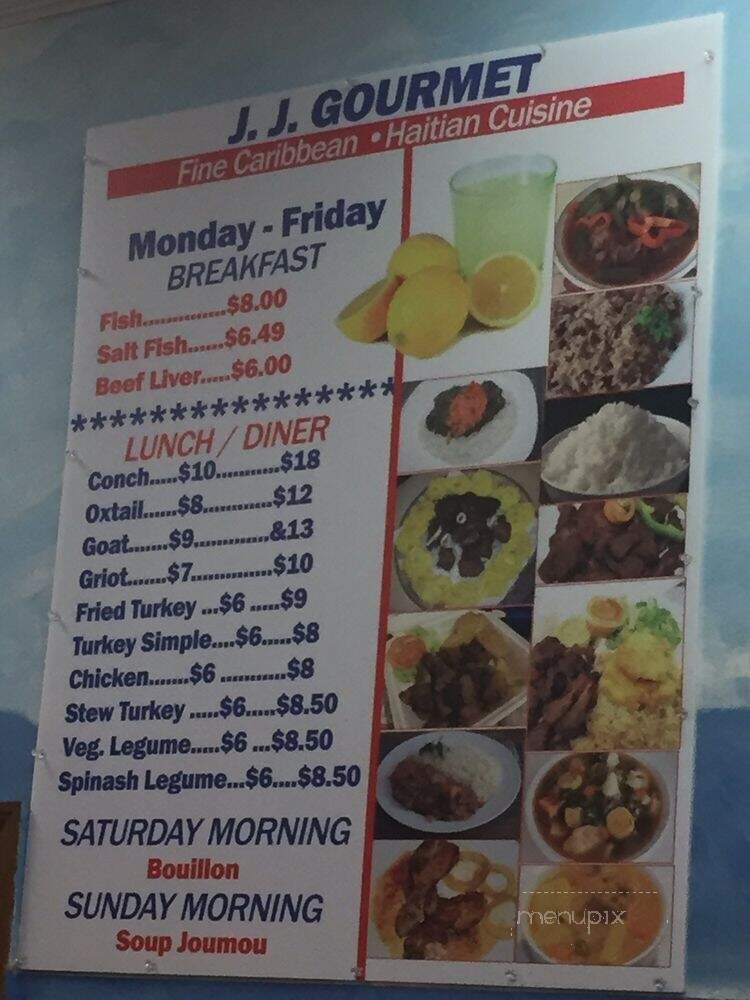 J J Gourmet - Sunrise, FL menu_pic