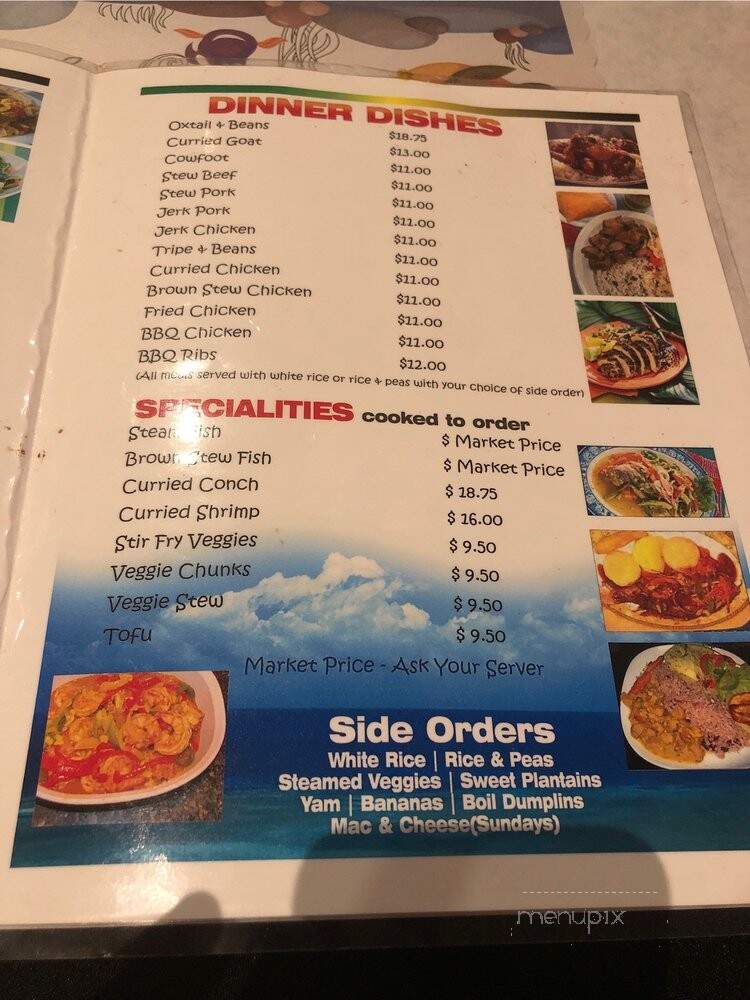 Jamaica House Restaurant - Miami, FL menu_pic