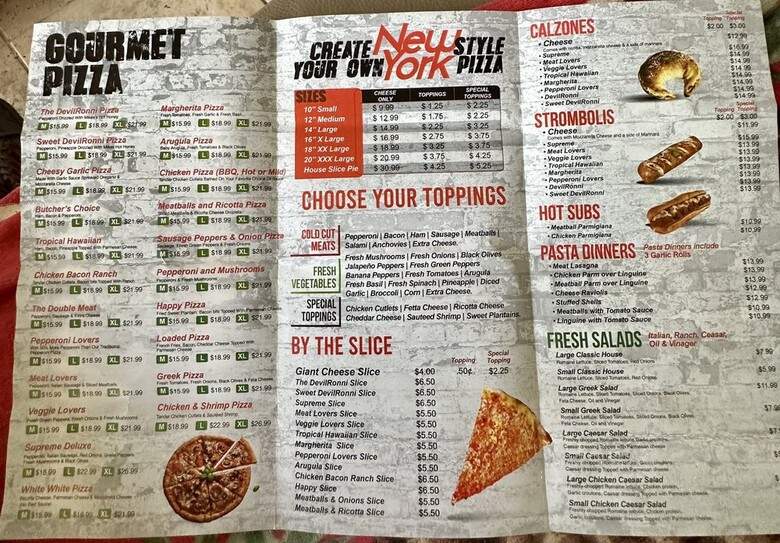 Jo Jo's Pizza & Subs - Hollywood, FL menu_pic