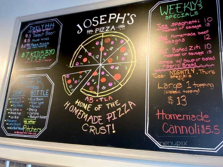 Joseph's Italian Restaurant - Atlantic Beach, FL menu_pic