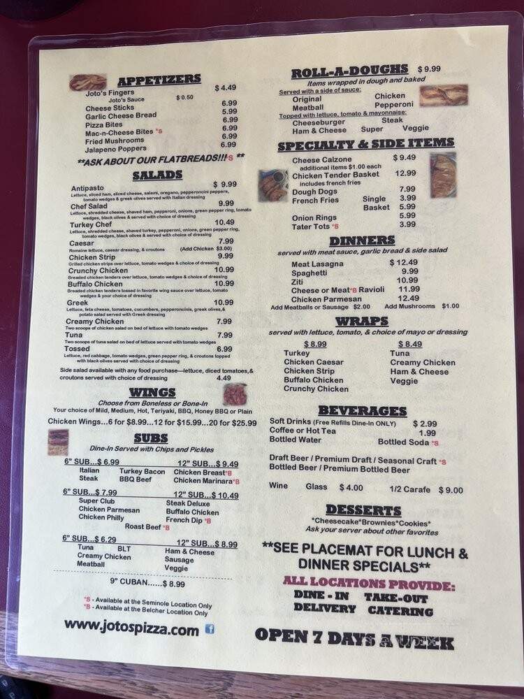 Joto's Pizza Pub - Largo, FL