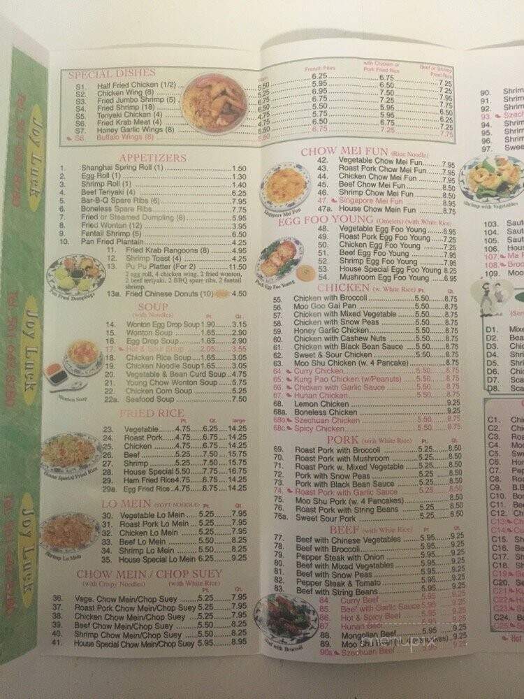 Joy Luck Restaurant - Palm Springs, FL menu_pic