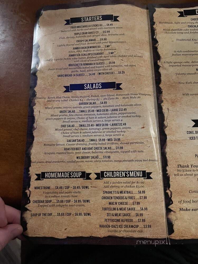 Kelsey's Pizza - Cape Canaveral, FL menu_pic