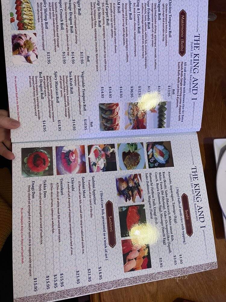 King & I Thai Restaurant - Hialeah, FL menu_pic