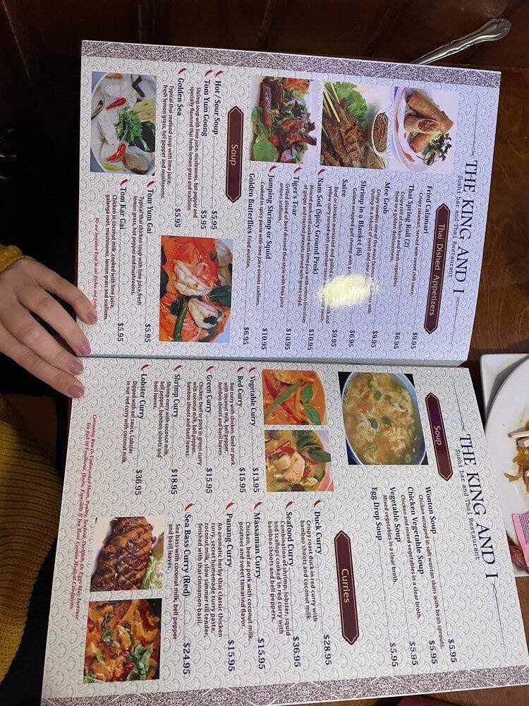 King & I Thai Restaurant - Hialeah, FL menu_pic