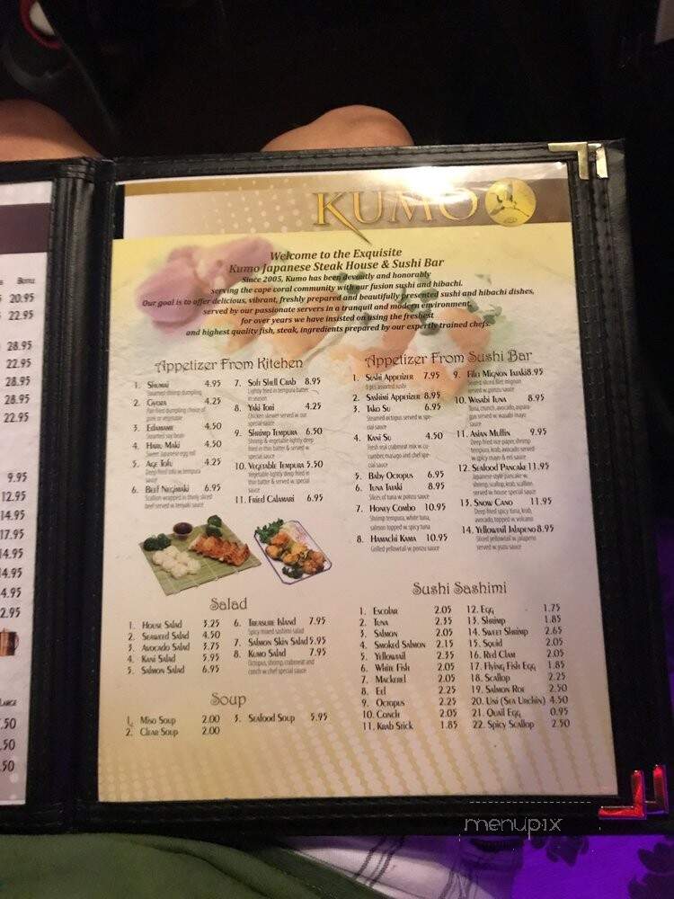 Kumo Japanese Steak House - Cape Coral, FL menu_pic