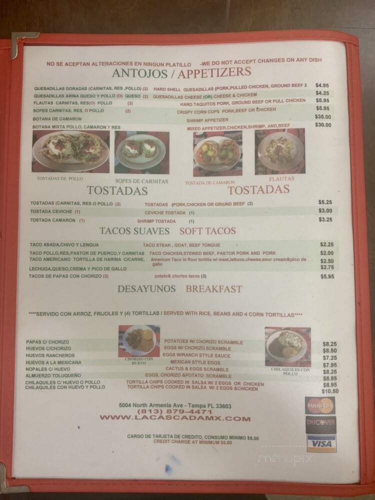 La Cascada Restaurant - Tampa, FL