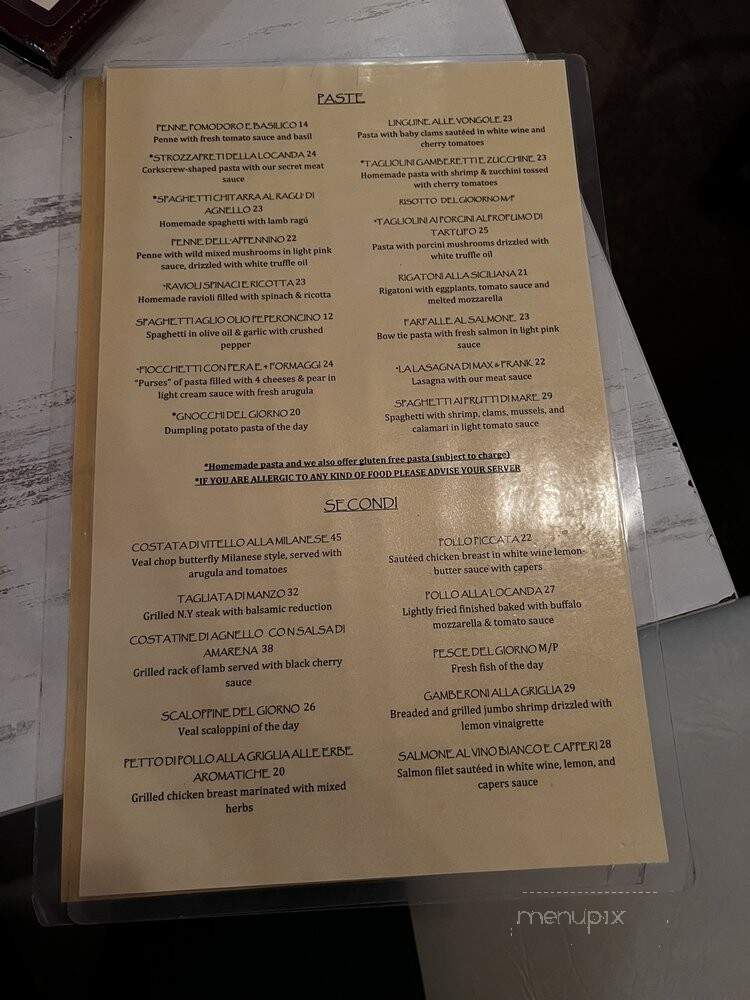 La Locanda - Miami Beach, FL menu_pic
