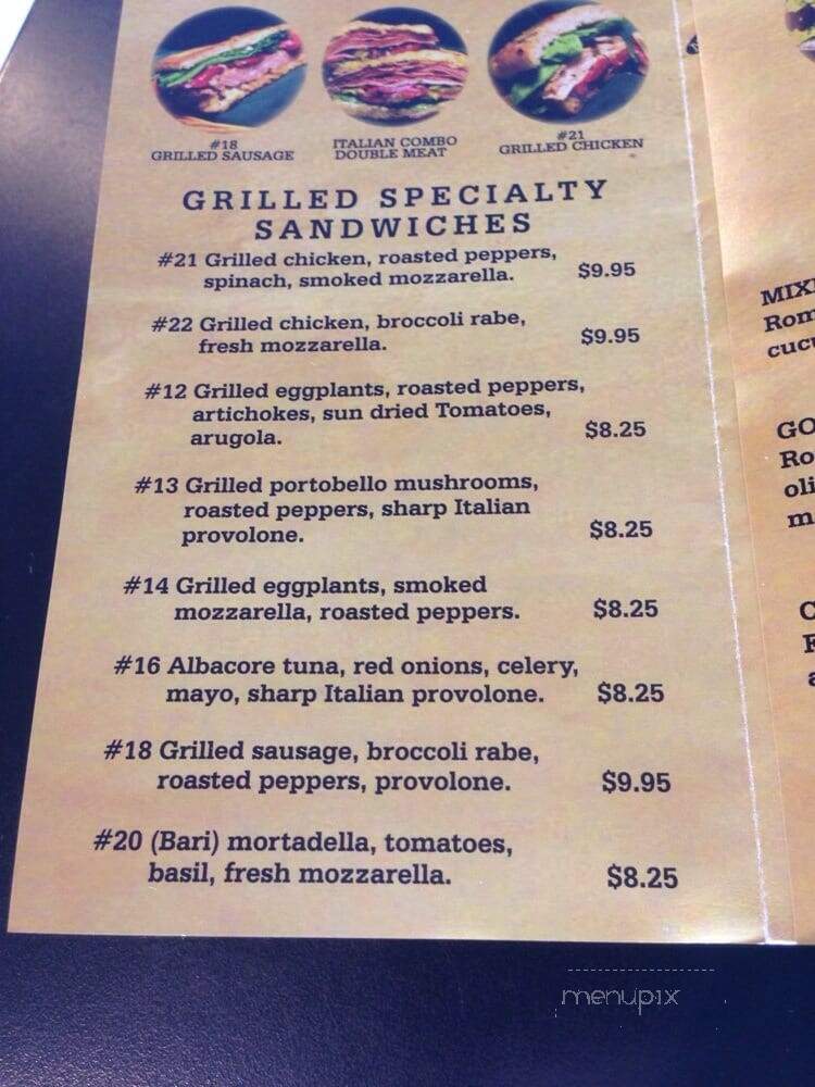 La Mia Focaccia - Fort Lauderdale, FL menu_pic