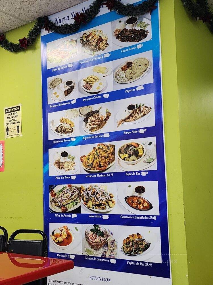 La Nueva San Salvador - Coral Gables, FL menu_pic