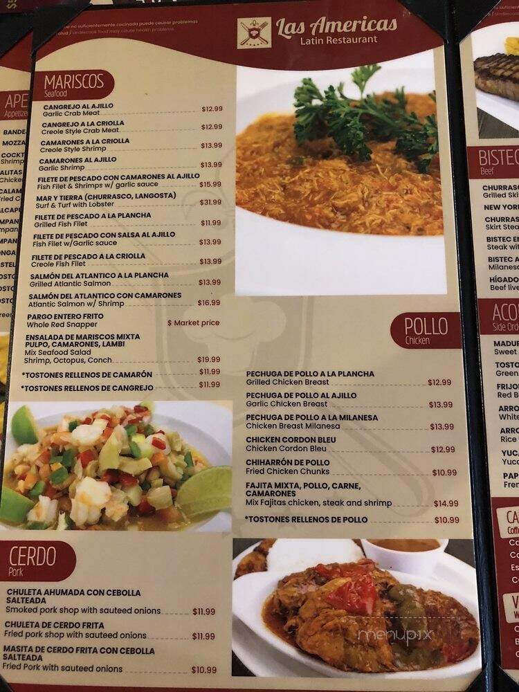 Las Americas Latin Cafe - West Palm Beach, FL menu_pic